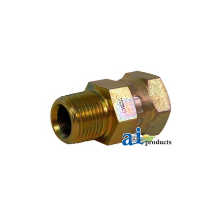 A & I Products Straight Female NPT Swivel X Male NPT Adapter 3.75" x4" x2" A-43D38